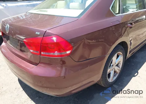 2012 Volkswagen Passat 2.5L Se from USA, damaged, VIN 1VWBP7A30CC107216